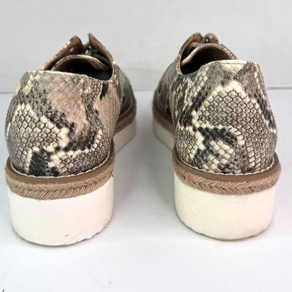 Steve Madden Monterey Oxford Snake Print Women's Sz 8M; fits like 7.5/8Narrow - Picture 6 of 9
